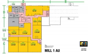 Mill One - second floor plan